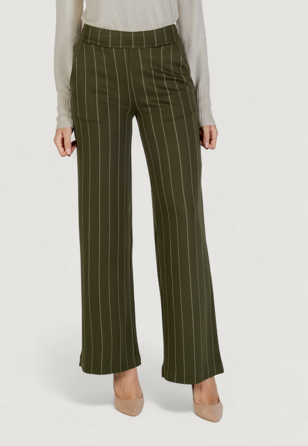 High waist trousers ICHI IHRUTI WIDE PA18