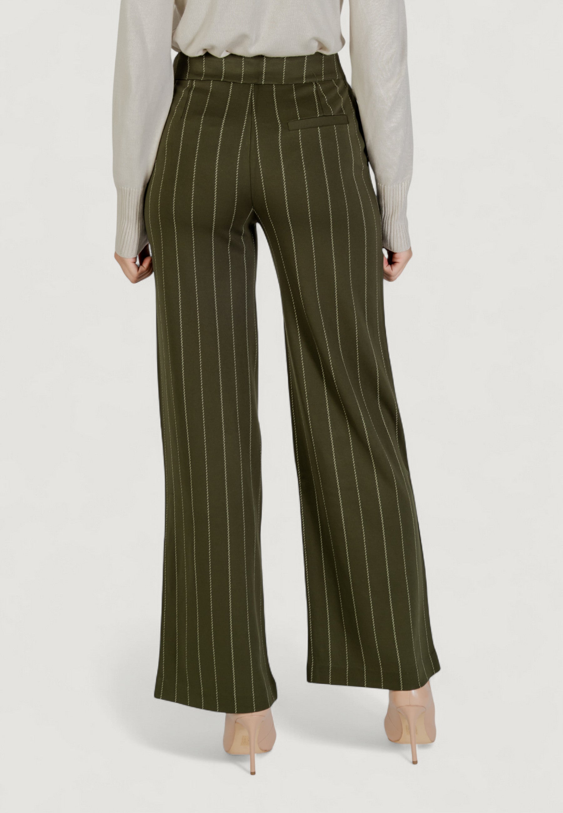 High waist trousers ICHI IHRUTI WIDE PA18