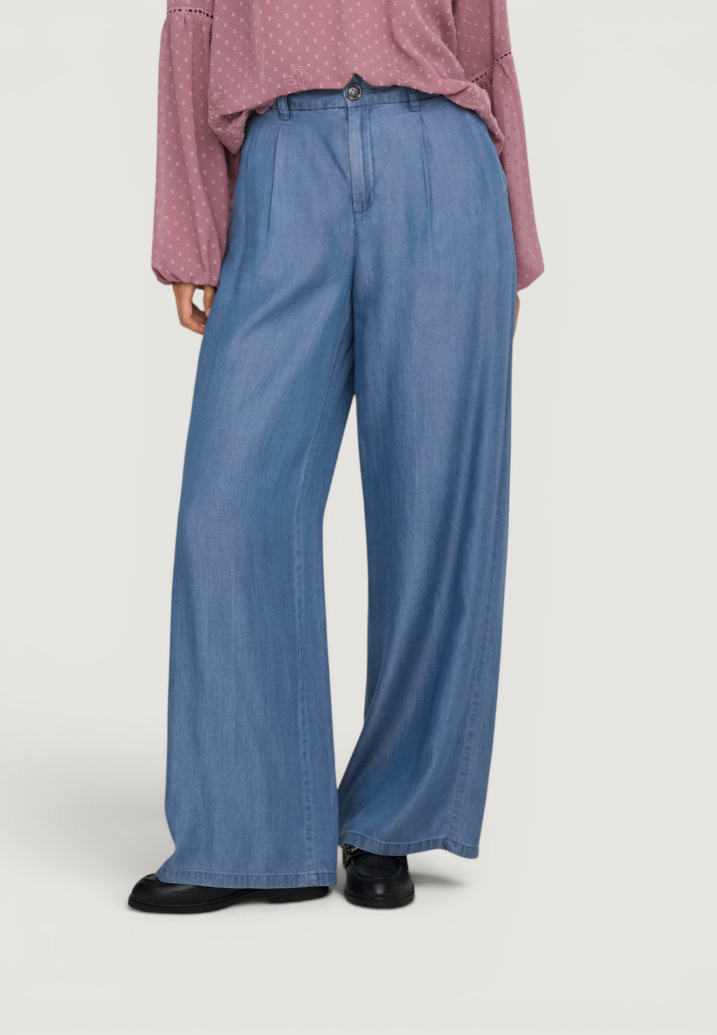 Pantaloni a palazzo Jacqueline de Yong JDYJASPER HW WIDE PANT WVN NOOS
