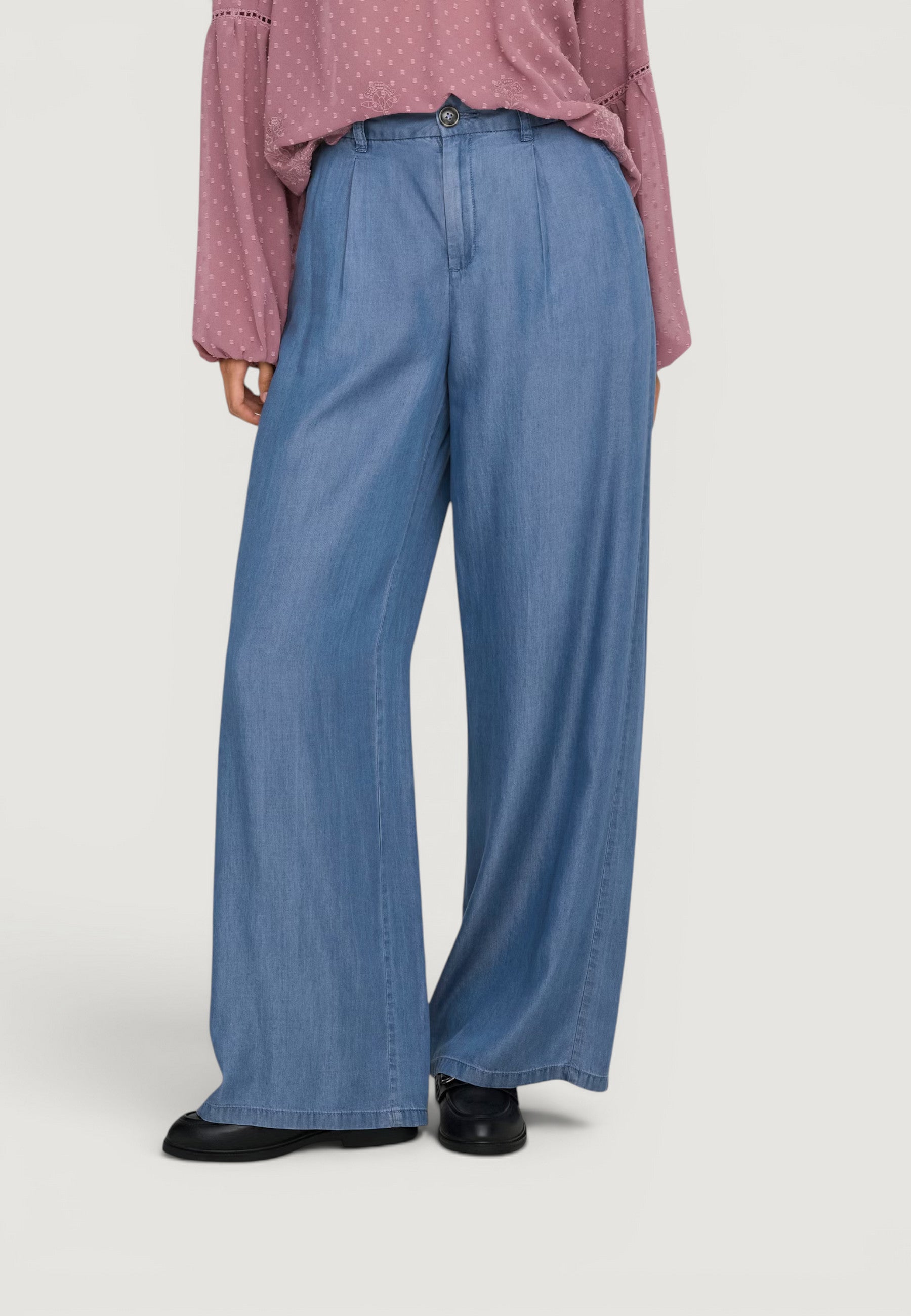 Pantaloni a palazzo Jacqueline de Yong JDYJASPER HW WIDE PANT WVN NOOS