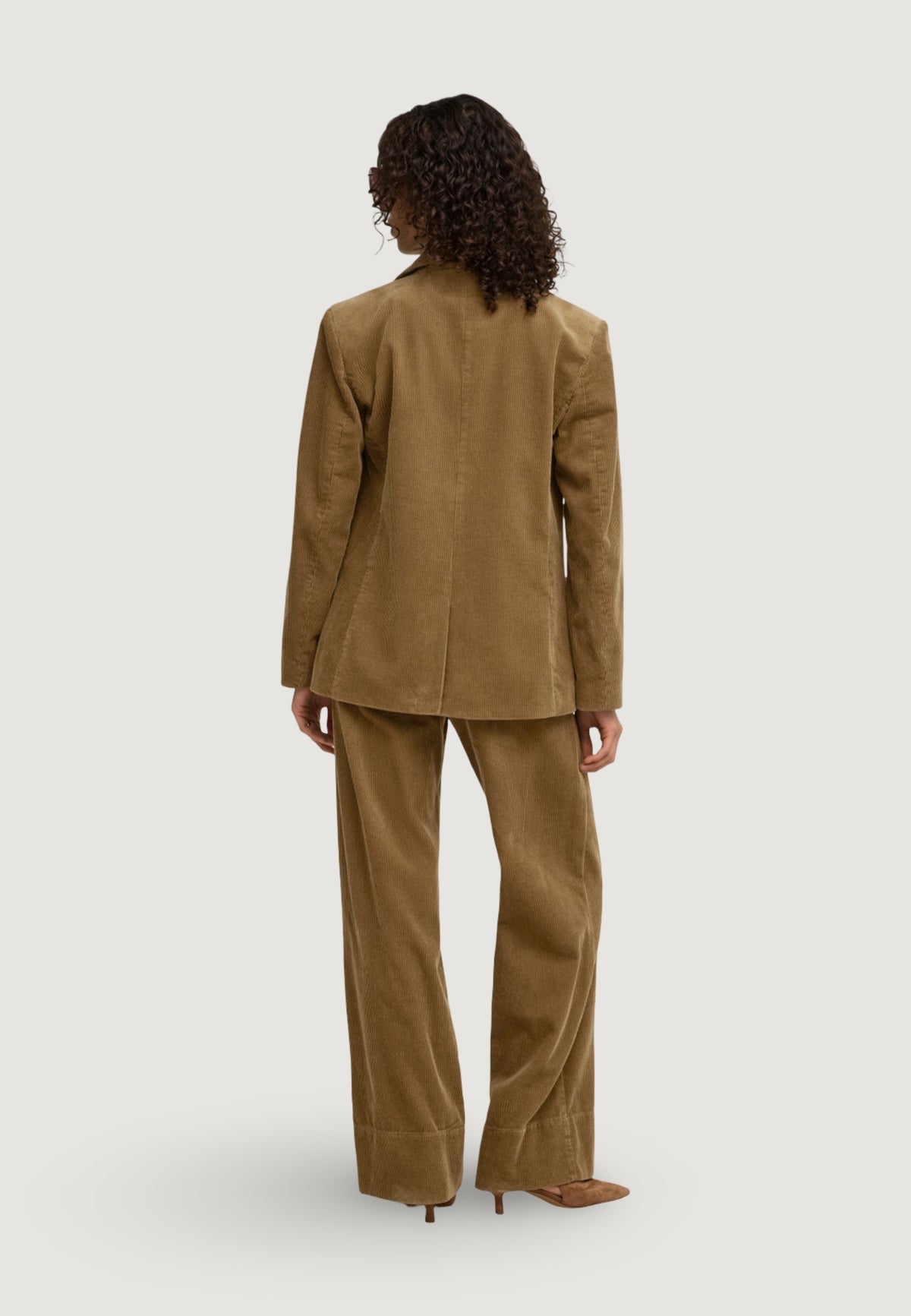 High waist trousers Jacqueline de Yong JDYSHIRAZ MW HEM WIDE PANT PNT