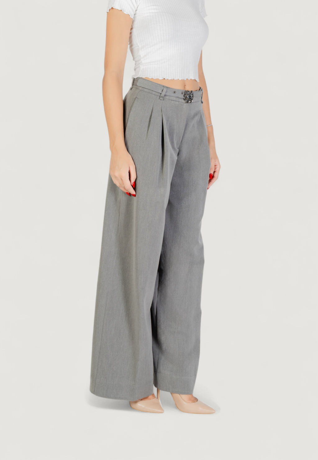 Pantaloni a palazzo Liu-Jo ECS PANT.PIEGHE