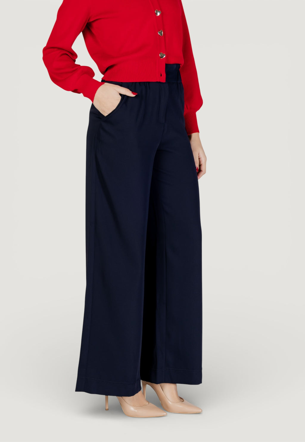 High waist trousers Morgan De Toi 242-PBIRD