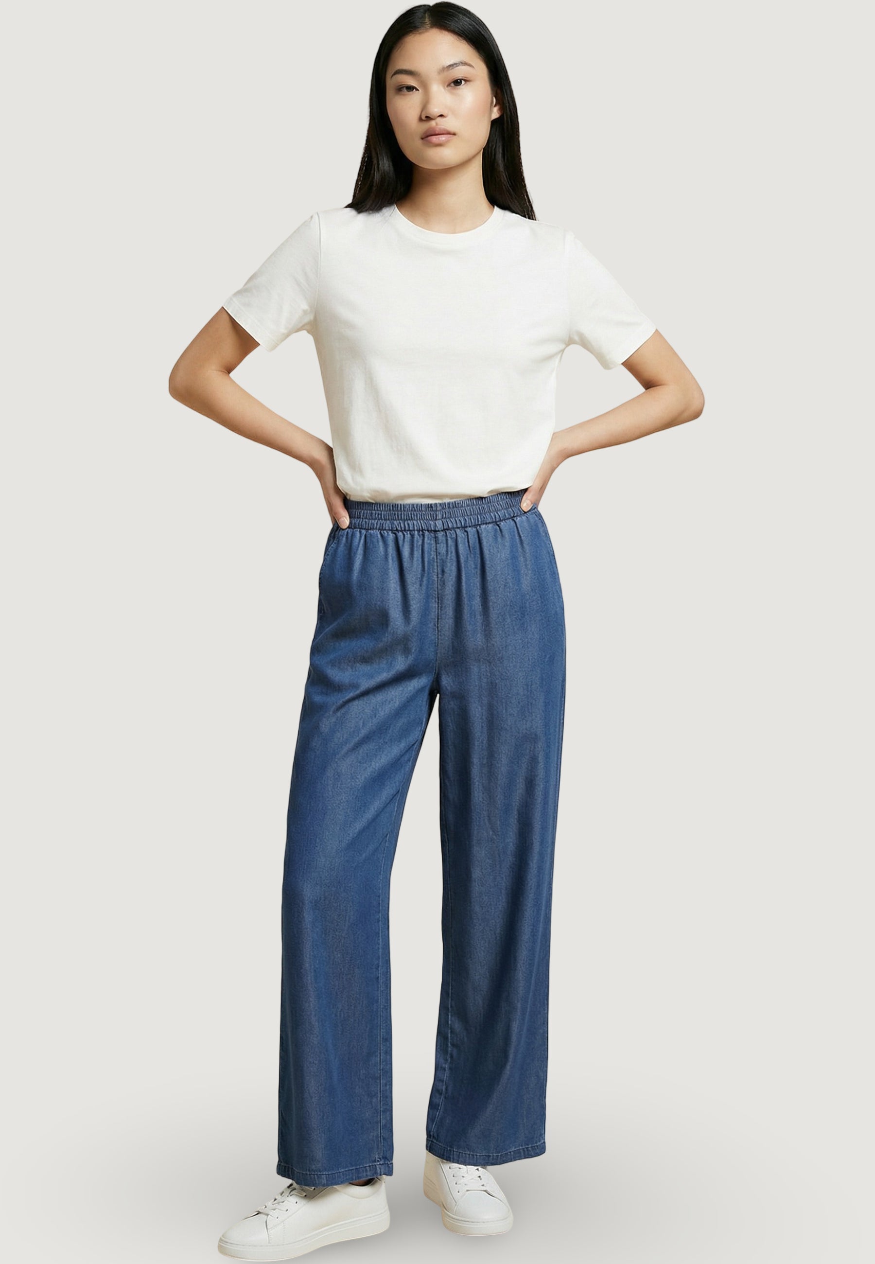 Pantaloni a palazzo Only Onlcharis Life Culotte Pants Wvn Cc
