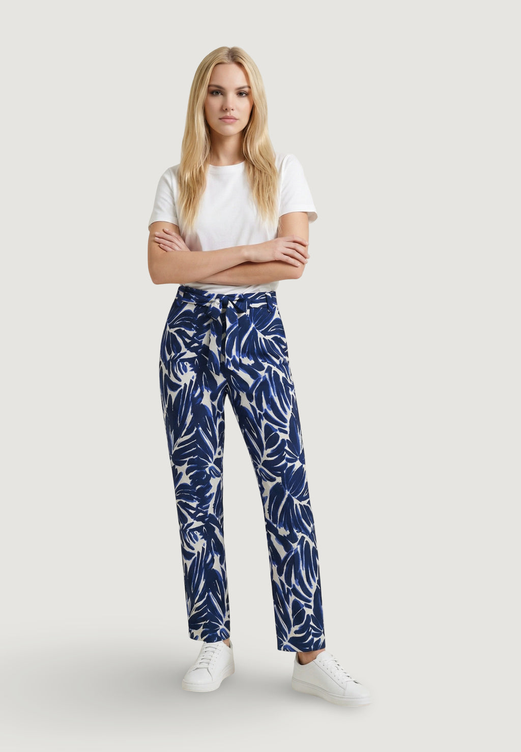 Pantaloni a palazzo Only ONLNOVA LIFE VIS PALAZZO PANT WVN
