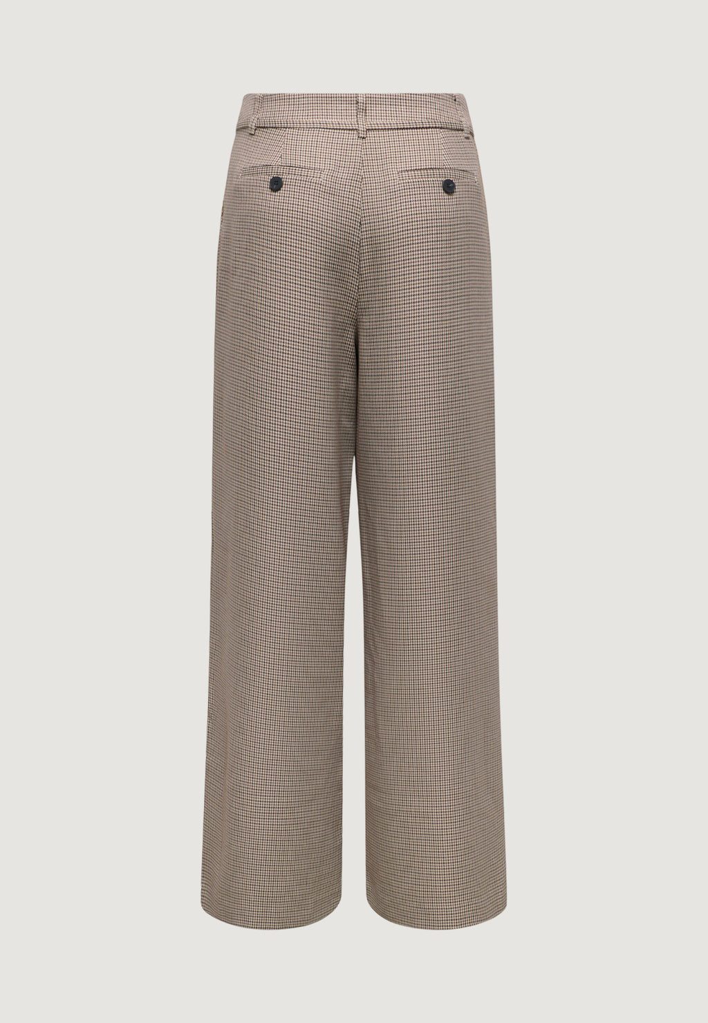 Pantaloni a palazzo Only ONLMIRIA HW CHECK BELT WIDE PANT CC TLR