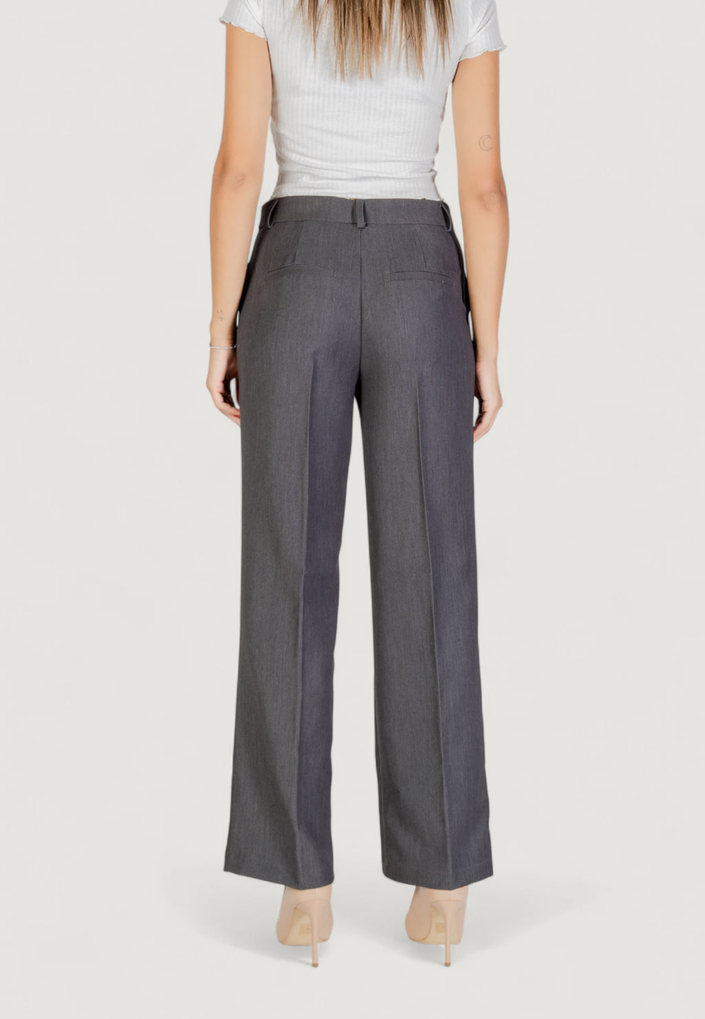 Pantaloni a palazzo Only ONLHATTIE-LANA HW W MEL PANT TLR
