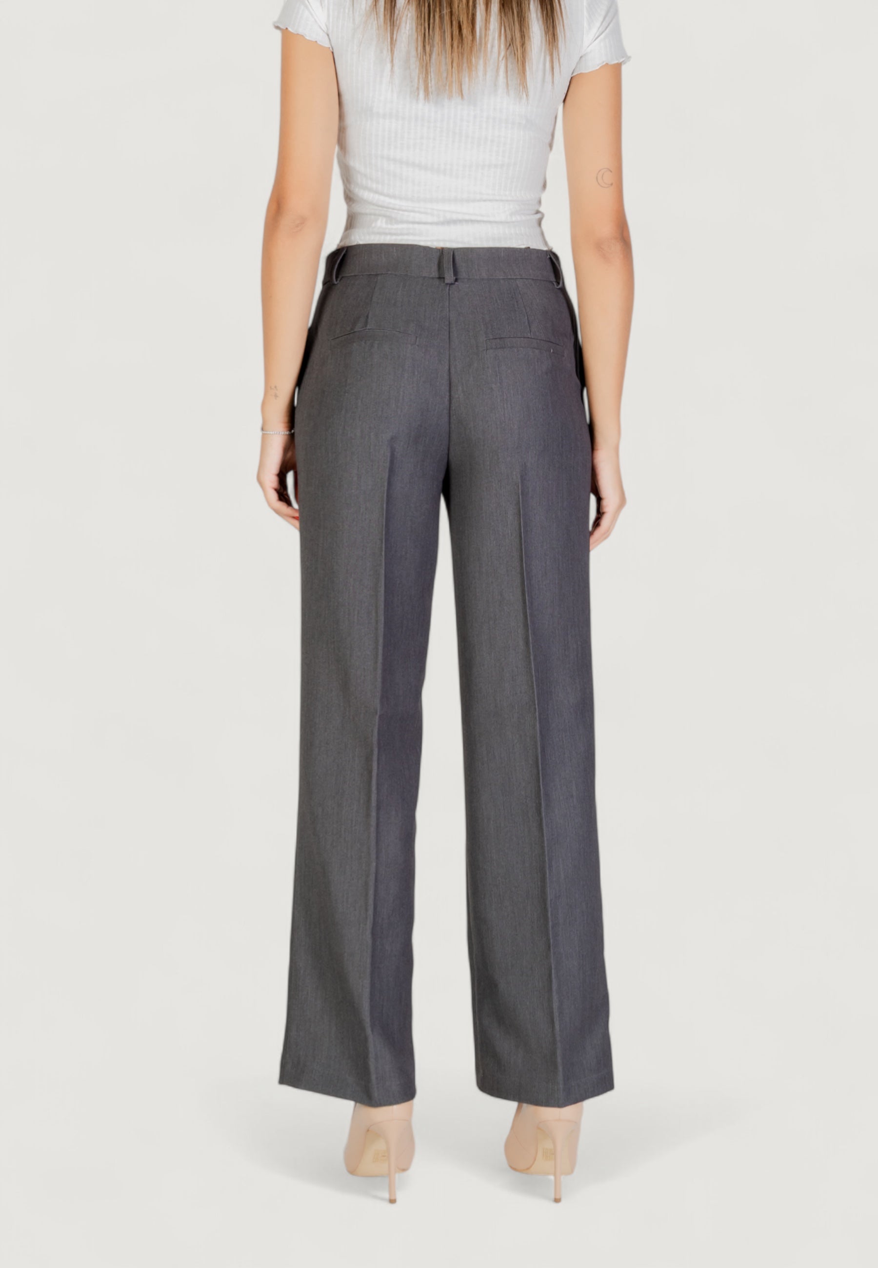 Pantaloni a palazzo Only ONLHATTIE-LANA HW W MEL PANT TLR