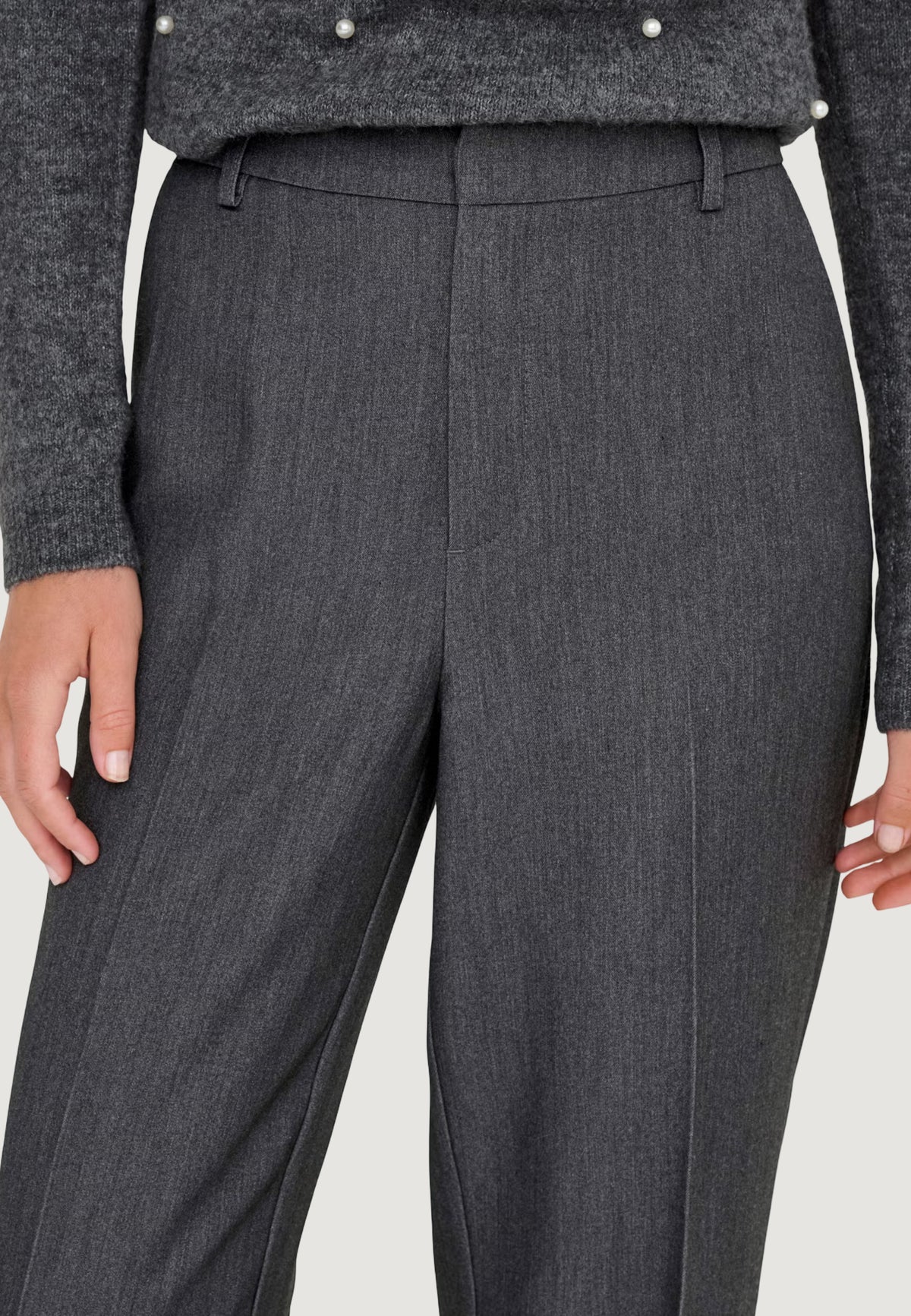 Pantaloni a palazzo Only ONLHATTIE-LANA HW W MEL PANT TLR
