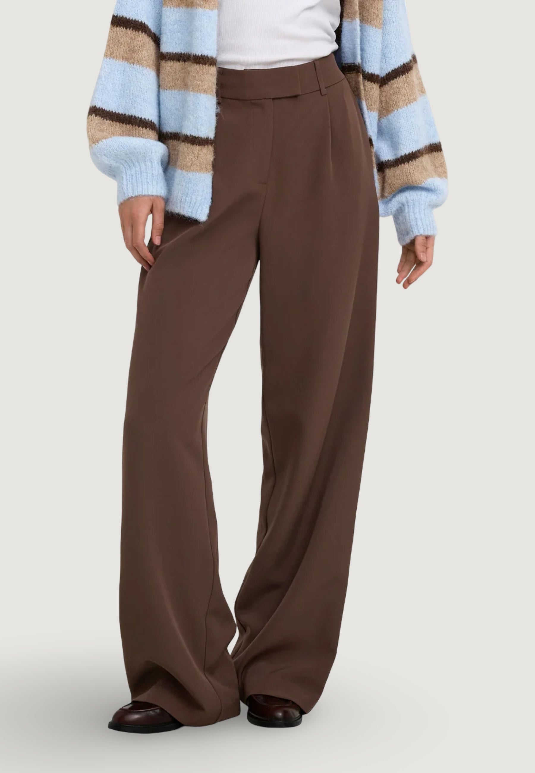 Pantaloni a palazzo Only ONLLINDA-BERRY HW STR PANT CC TLR