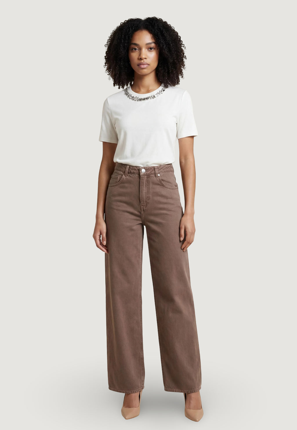 High waist trousers Only Onltaylor-Silla Hw Barrel Pnt