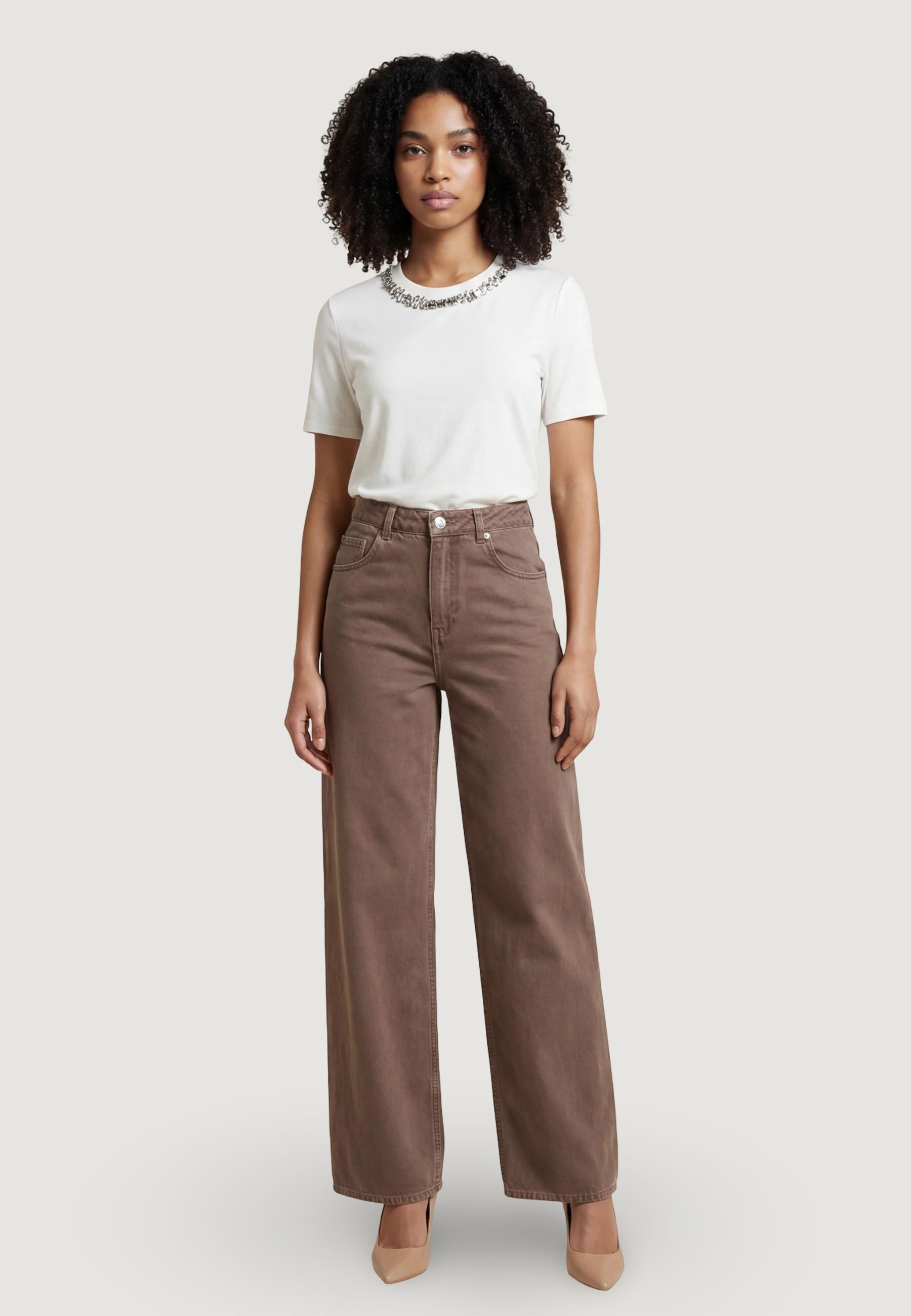 High waist trousers Only Onltaylor-Silla Hw Barrel Pnt