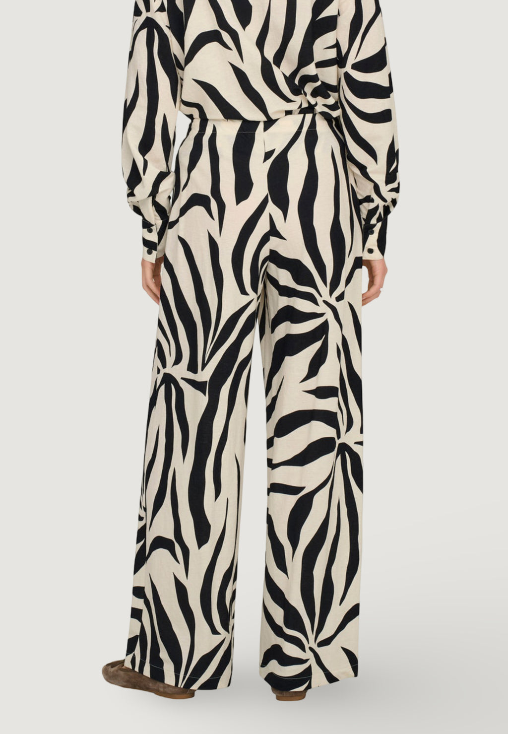 Pantaloni a palazzo Only Onlsakura Loose Pull Up Wvn