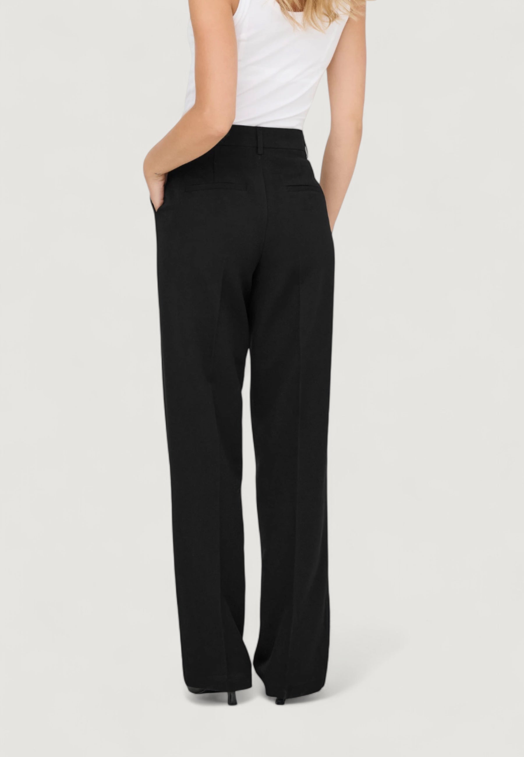 Pantaloni a palazzo Only ONLHATTIE-LANA HW W MEL PANT TLR