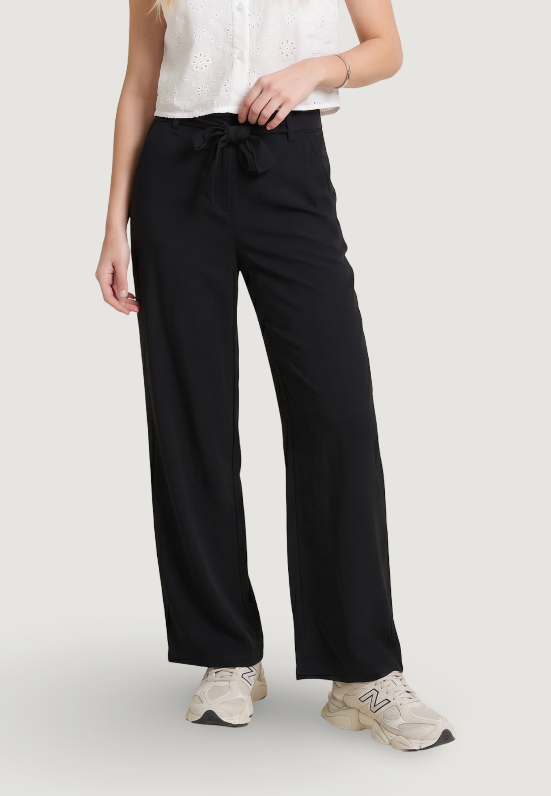 High waist trousers Only ONLNOVA LIFE VIS PALAZZO PANT WVN