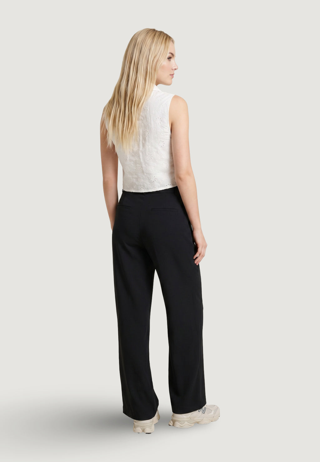 High waist trousers Only ONLNOVA LIFE VIS PALAZZO PANT WVN