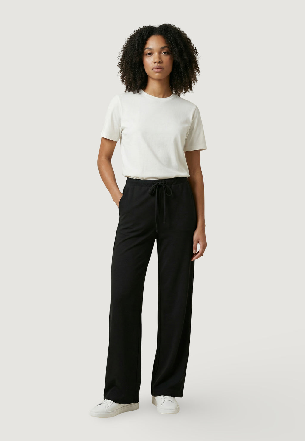 High waist trousers Only Onlsakura Loose Pull Up Wvn