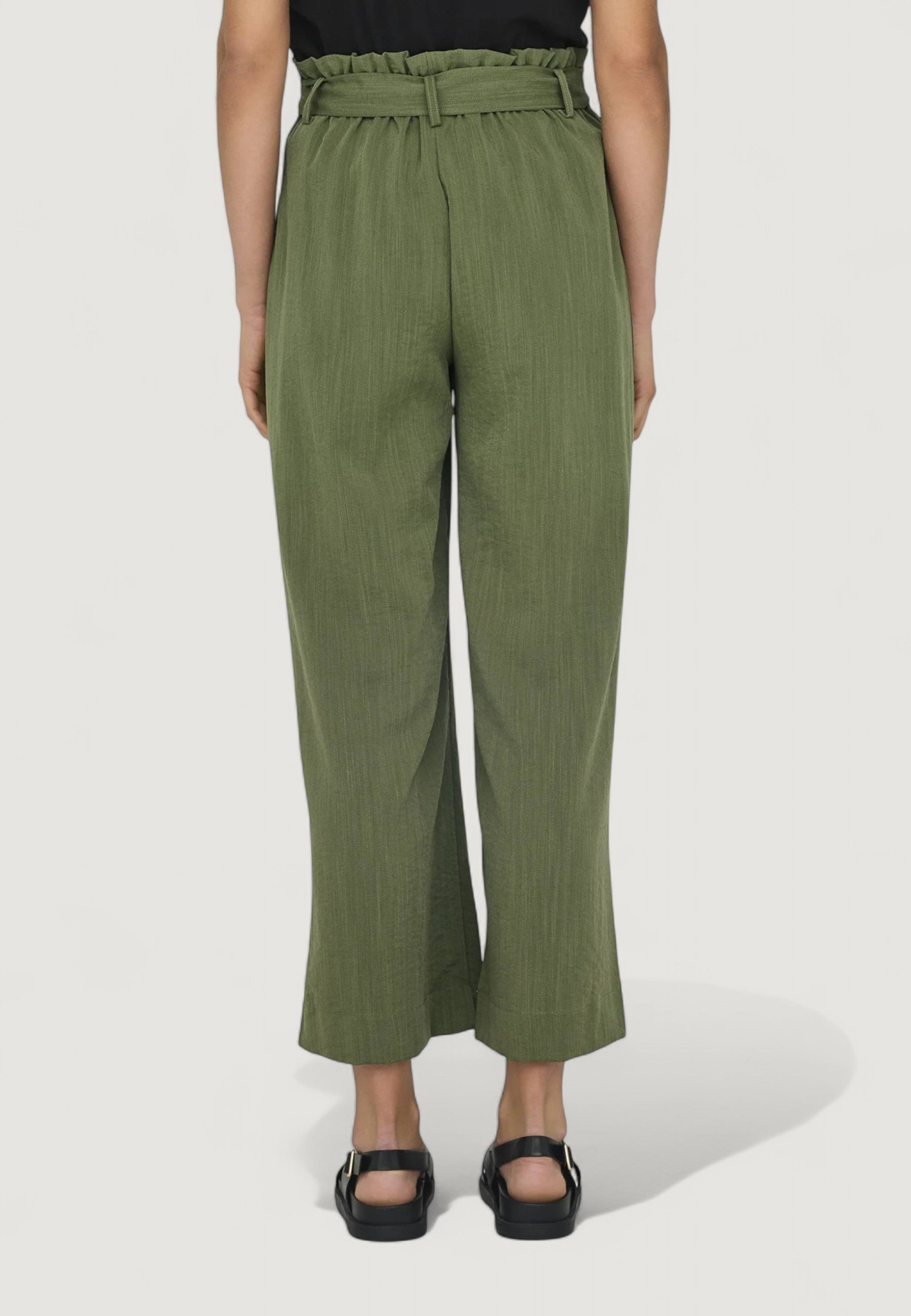 Pantaloni a palazzo Only Onlmarsa Solid Paperbag Wvn Noos