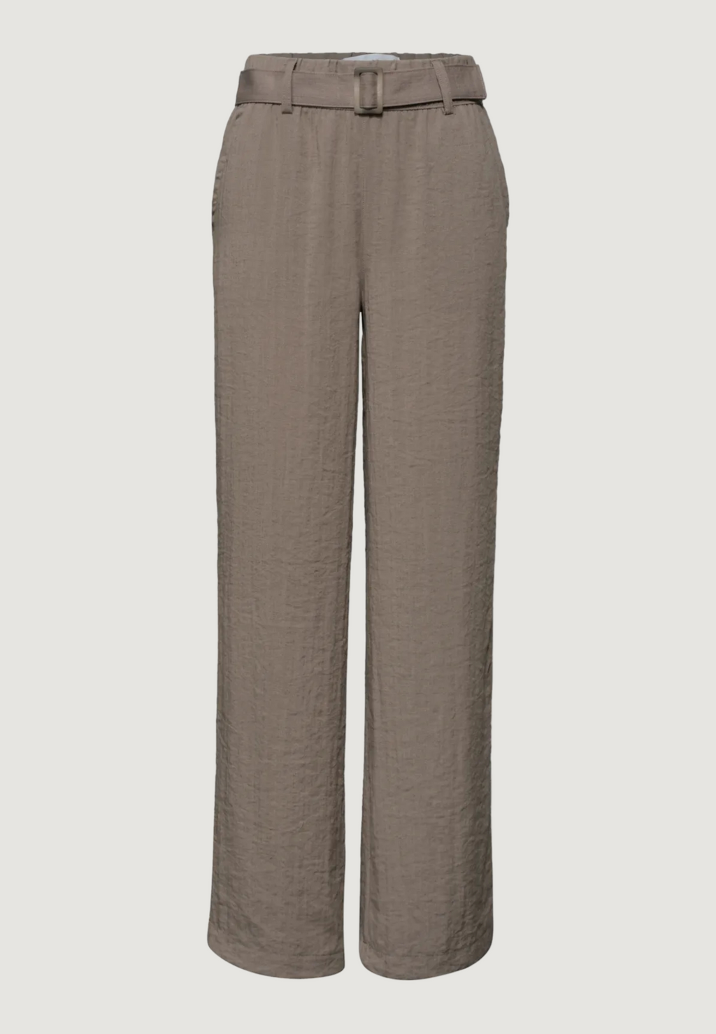 High waist trousers Street One Wide Leg Belt Horn Buckle Solid HW