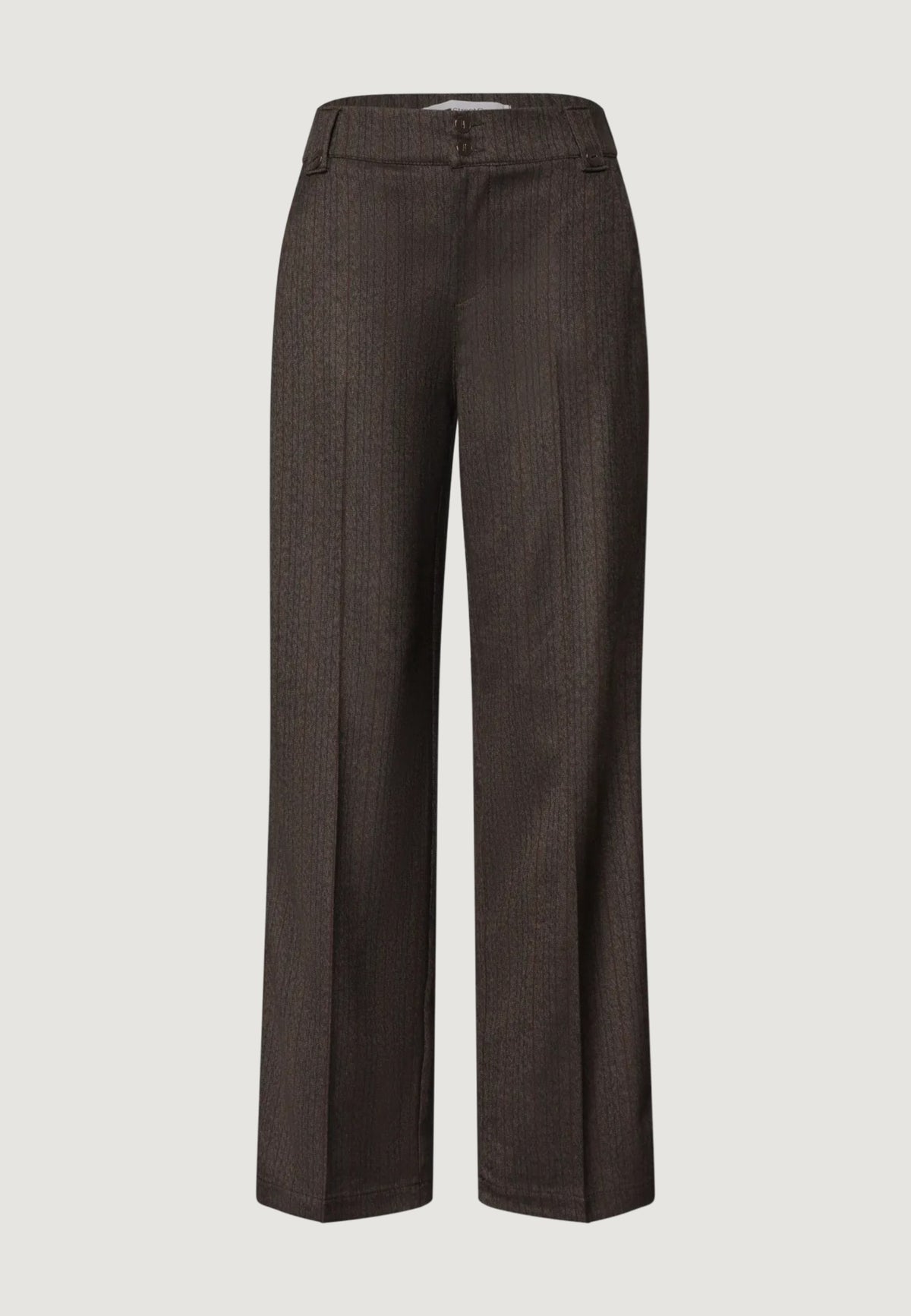 High waist trousers Street One Style Amalia_Double Button Woven