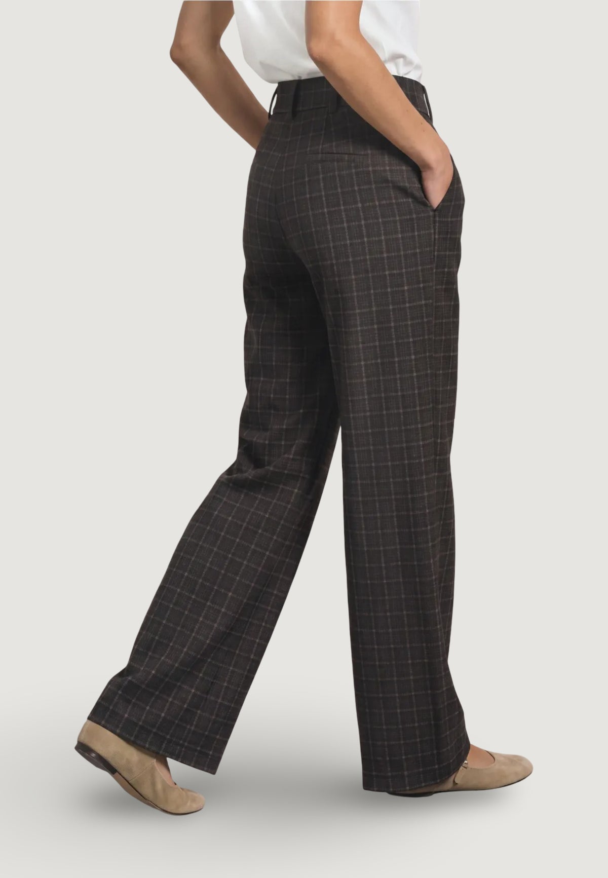 High waist trousers Street One Style Amalia_Straight Leg Heavy