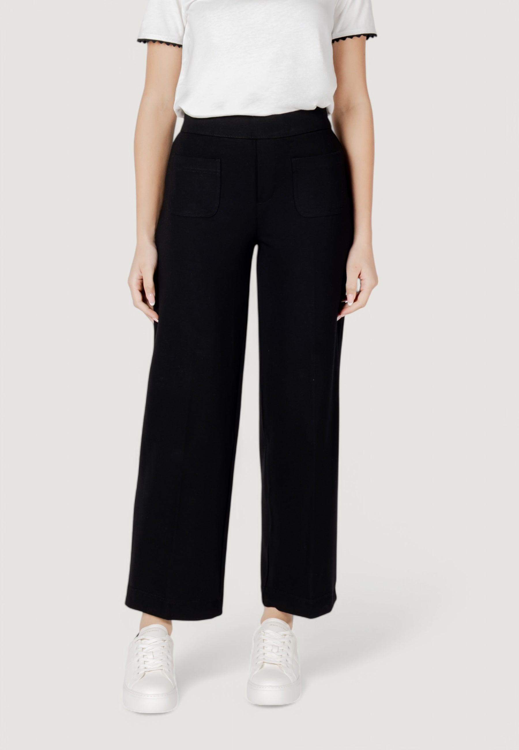 Pantaloni a palazzo Street One Front pocket Straight leg HW P