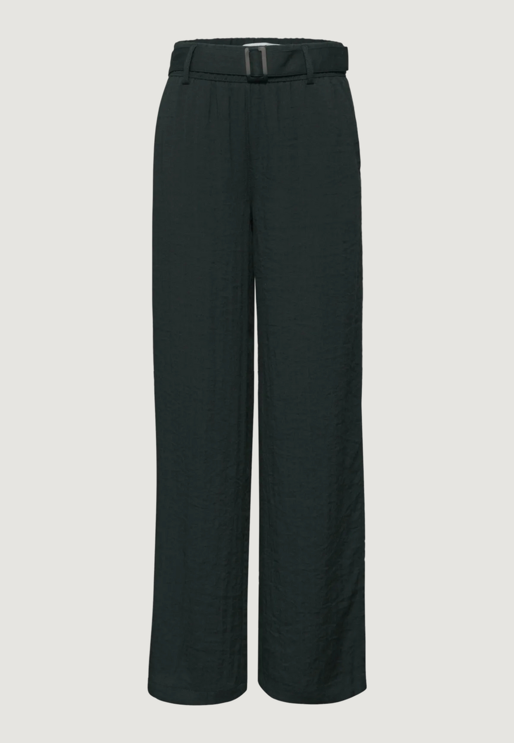 High waist trousers Street One Wide Leg Belt Horn Buckle Solid HW