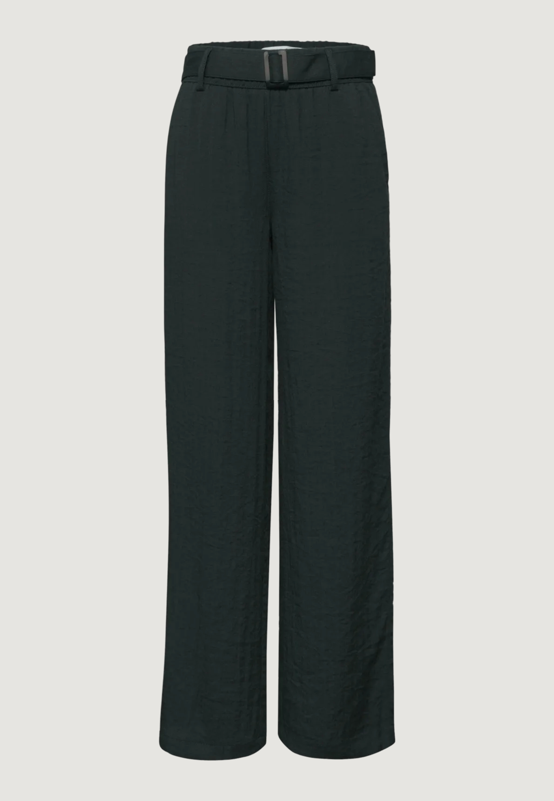High waist trousers Street One Wide Leg Belt Horn Buckle Solid HW