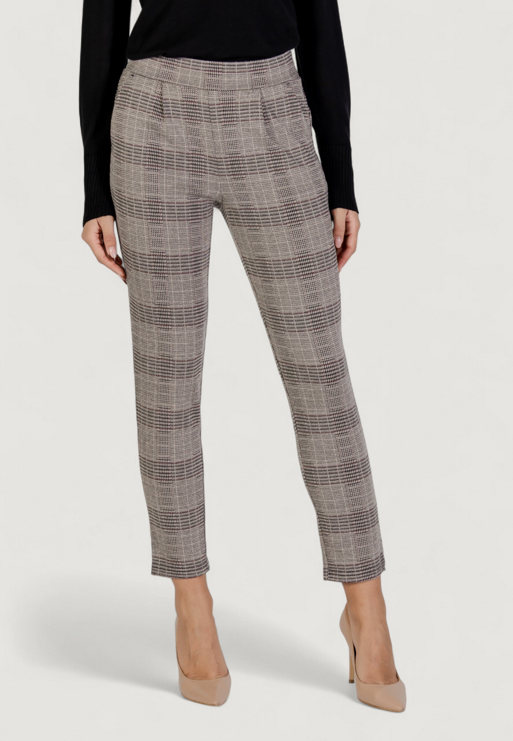 Cigarette trousers ICHI IHMANSE CHECK PA