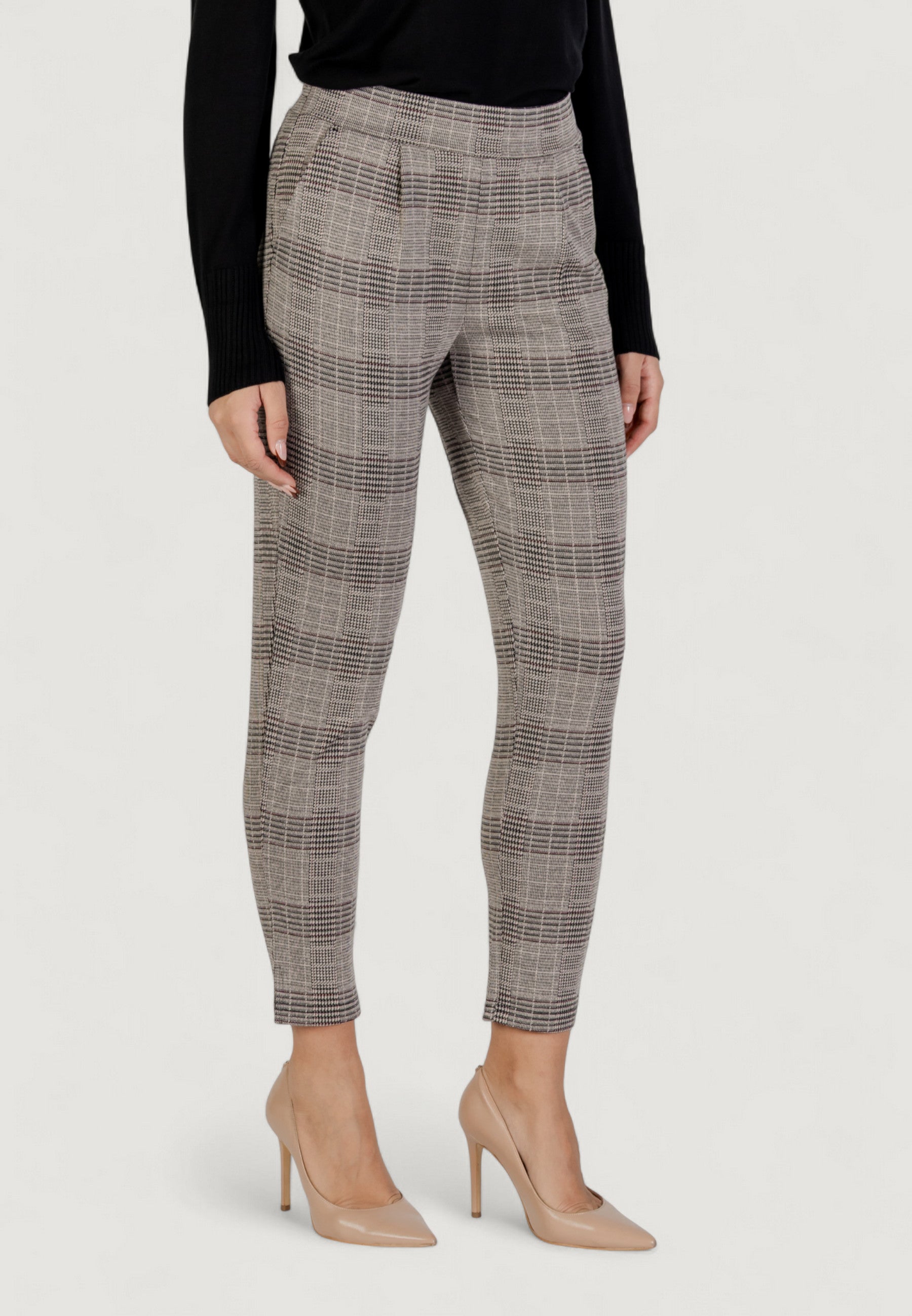 Cigarette trousers ICHI IHMANSE CHECK PA