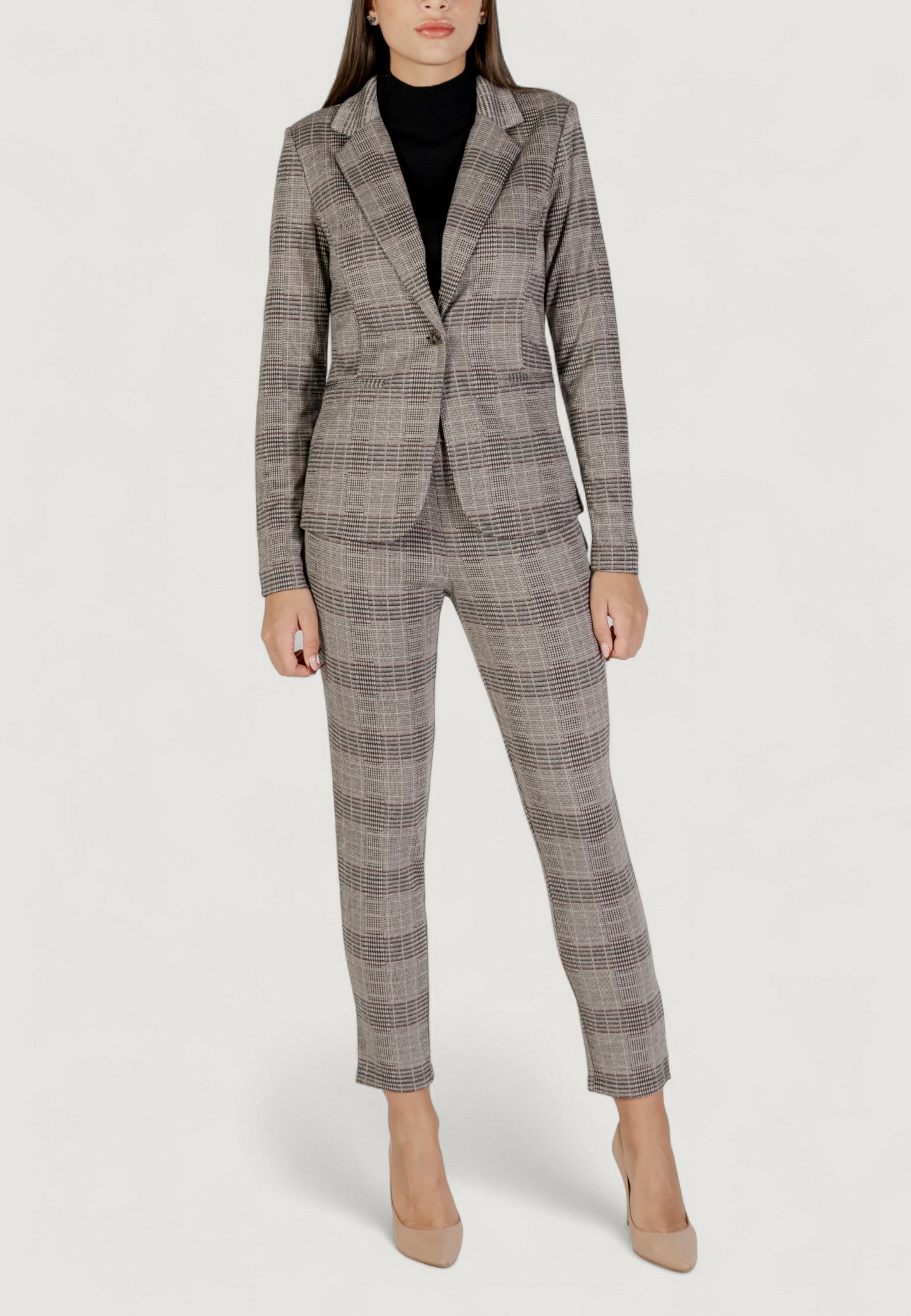 Cigarette trousers ICHI IHMANSE CHECK PA