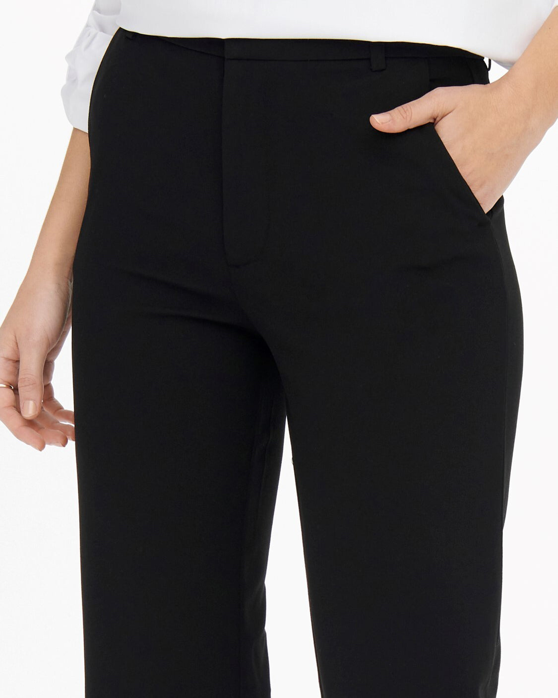 Pantaloni a sigaretta Jacqueline de Yong JDYGEGGO STRAIGHT JRS NOOS