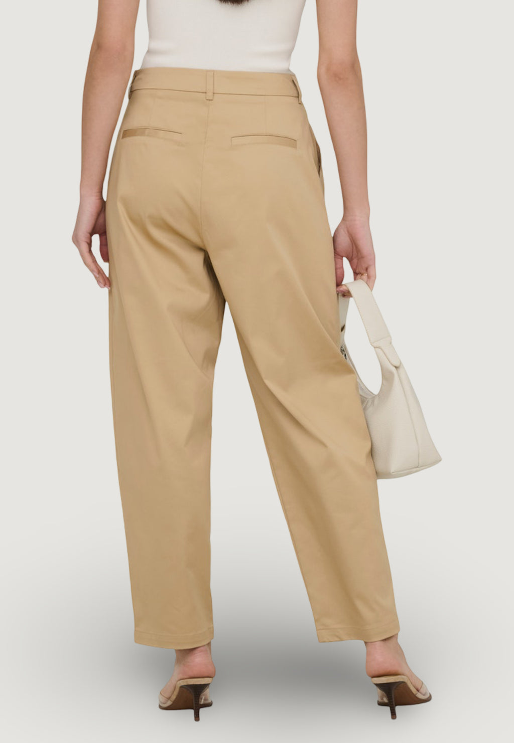 Cigarette trousers Only Onlcasil Hw Ank Barrel Chino Cc Pnt