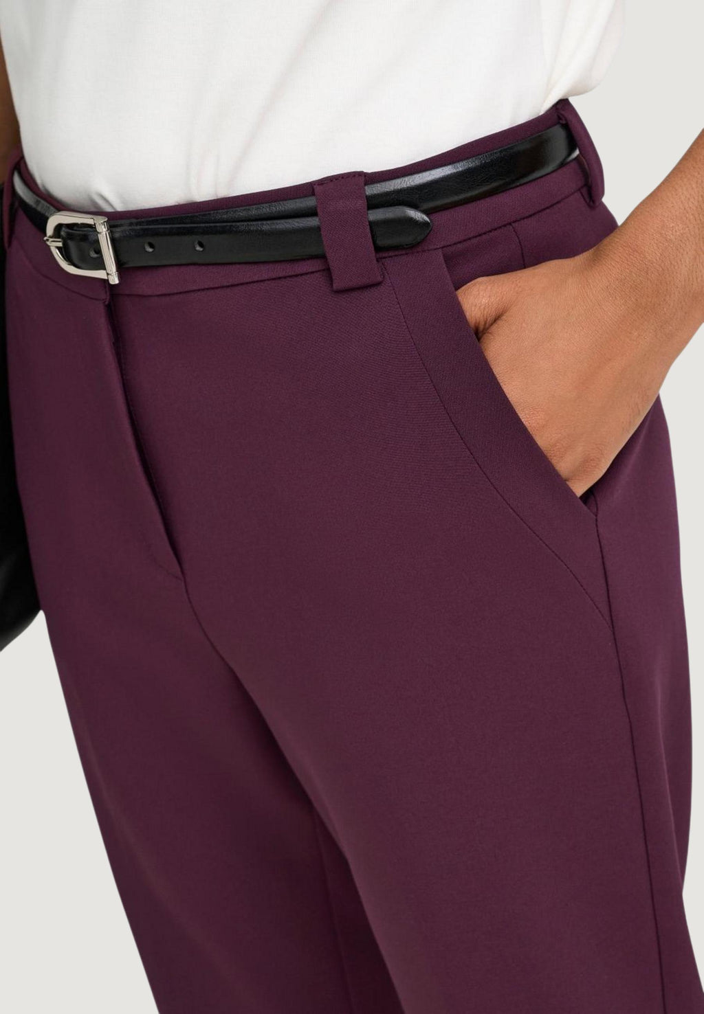 Cigarette trousers Only ONLASTRID HW FLARED PANT CC TLR