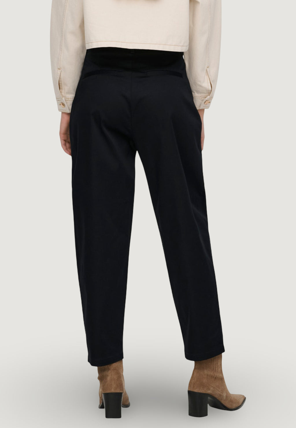Cigarette trousers Only Onlcasil Hw Ank Barrel Chino Cc Pnt
