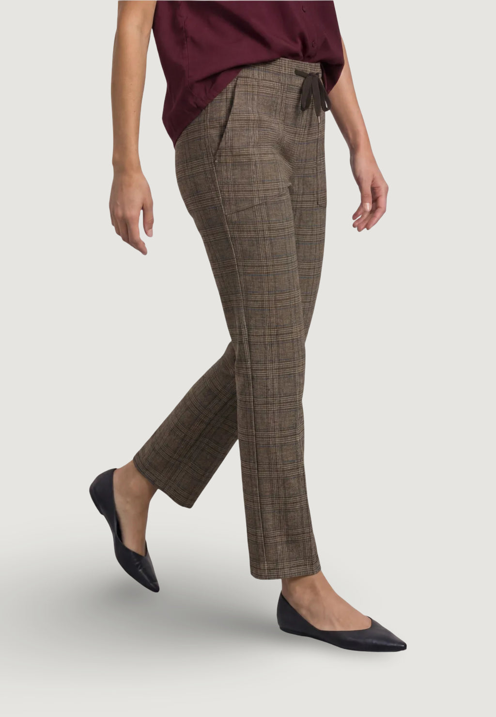 Pantaloni a sigaretta Street One Bonny MW L28 Woven Check