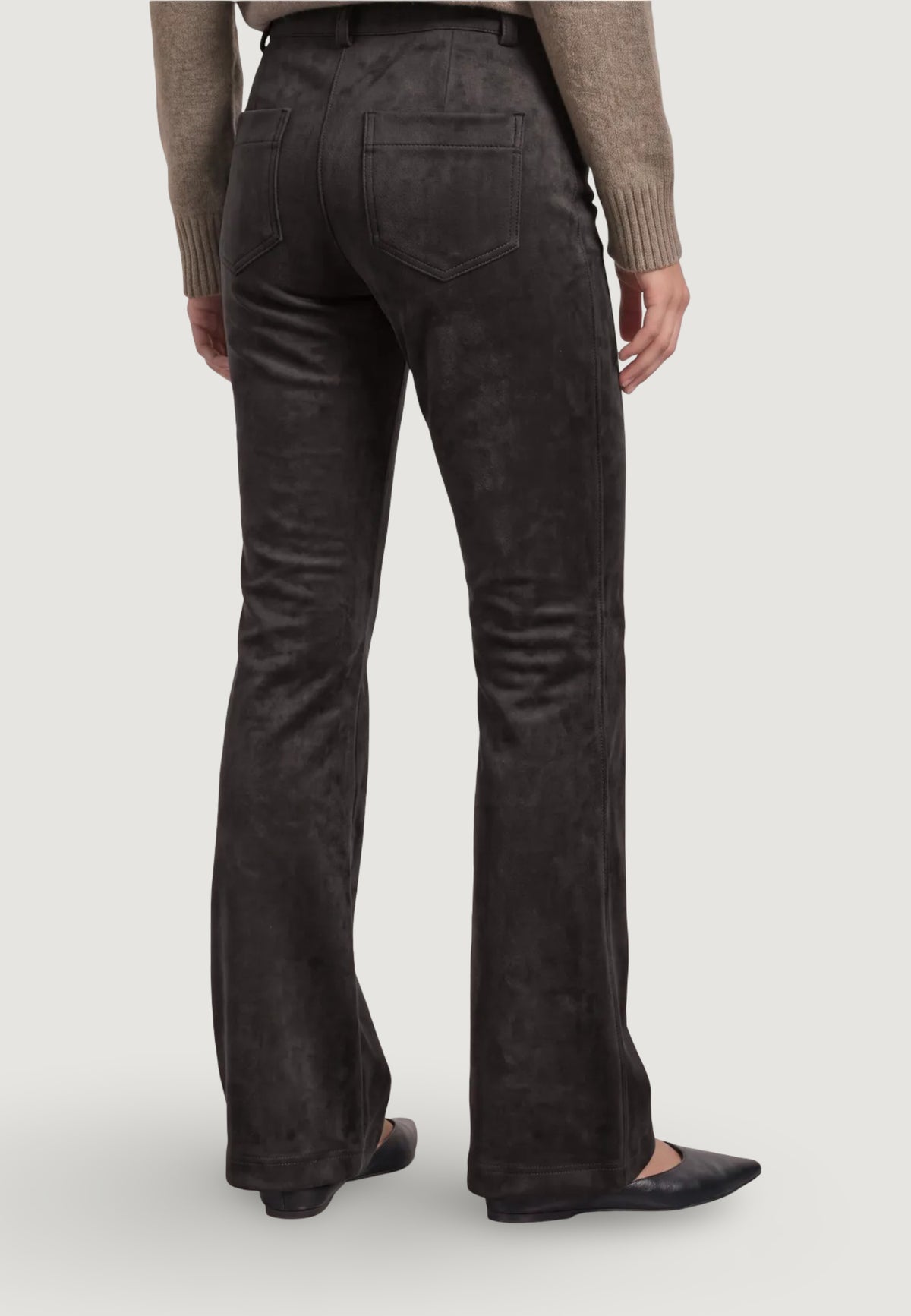 Pantaloni a sigaretta Street One Style_Blaire Bootcut Velour