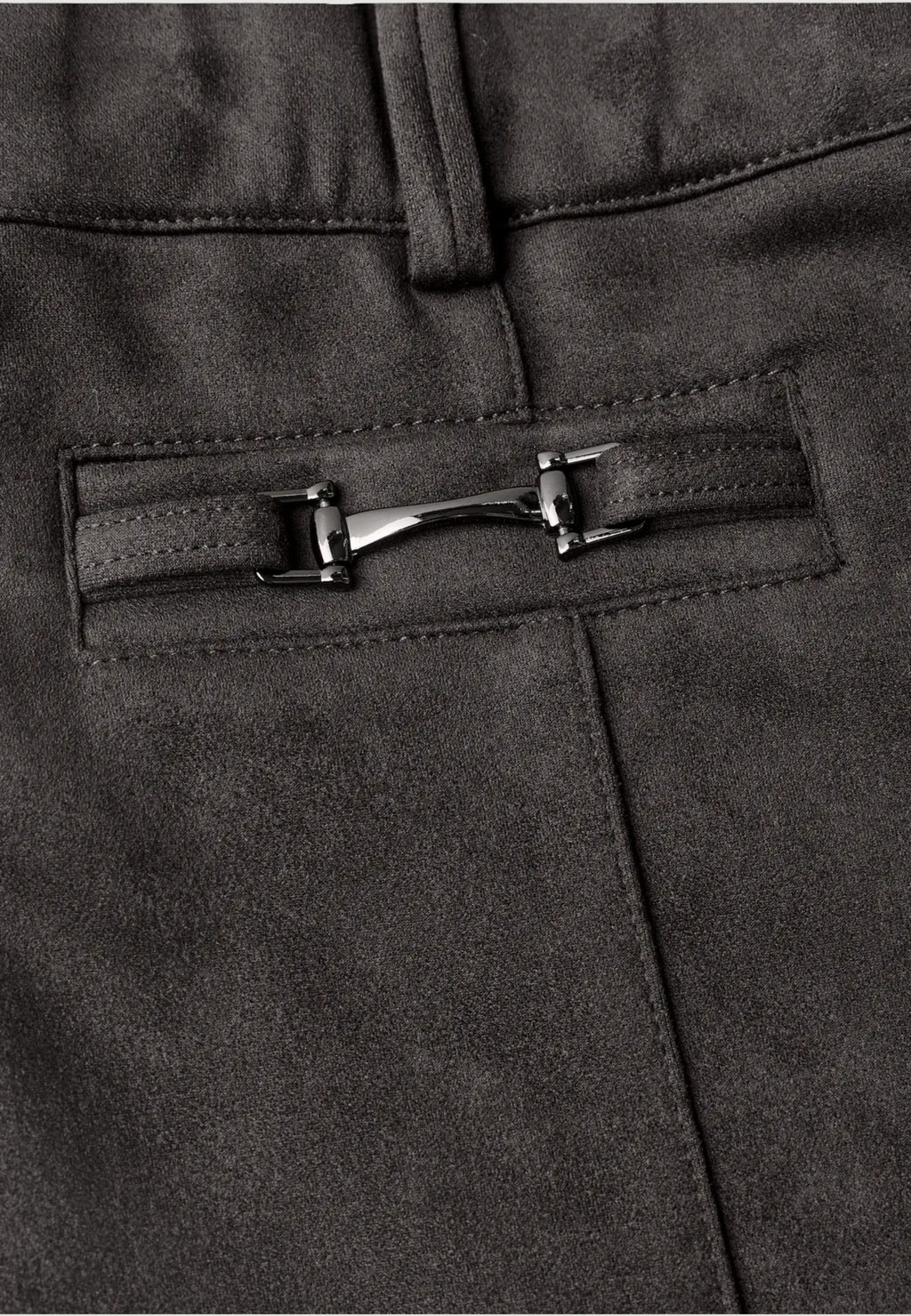 Pantaloni a sigaretta Street One Style_Blaire Bootcut Velour