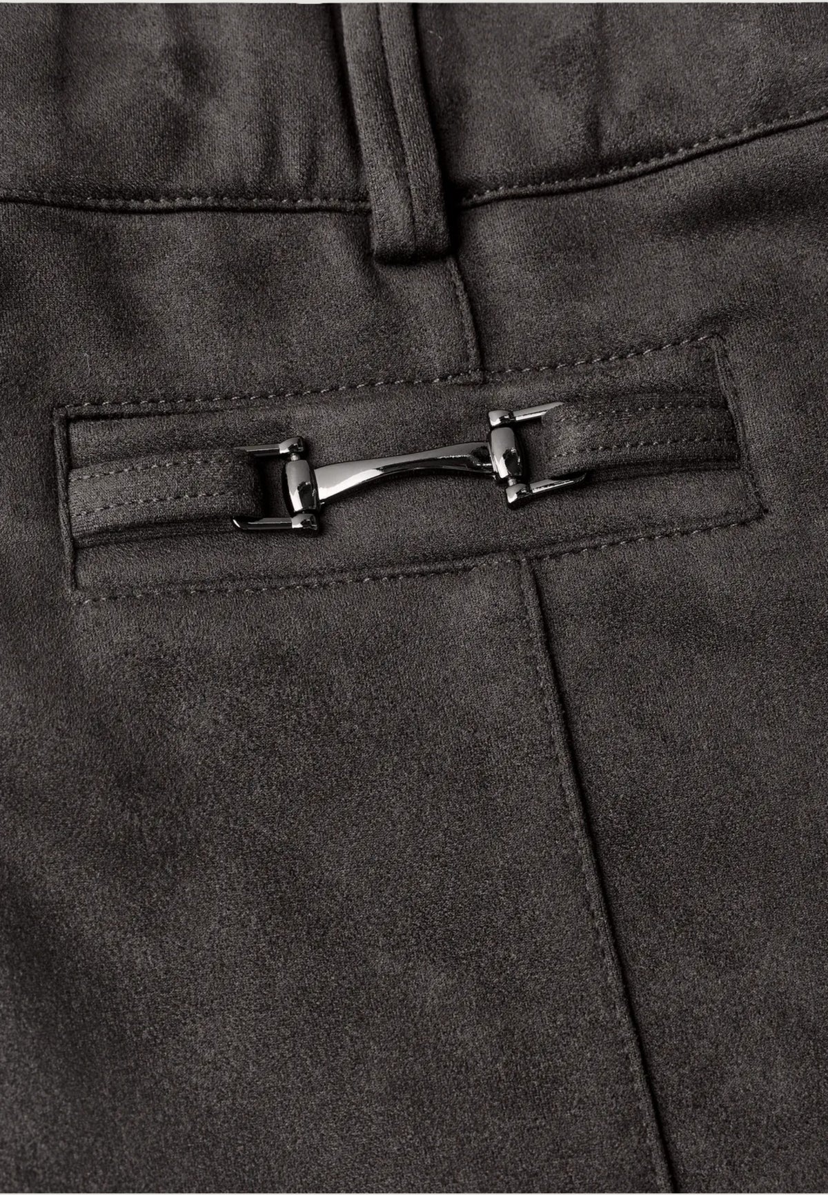 Pantaloni a sigaretta Street One Style_Blaire Bootcut Velour