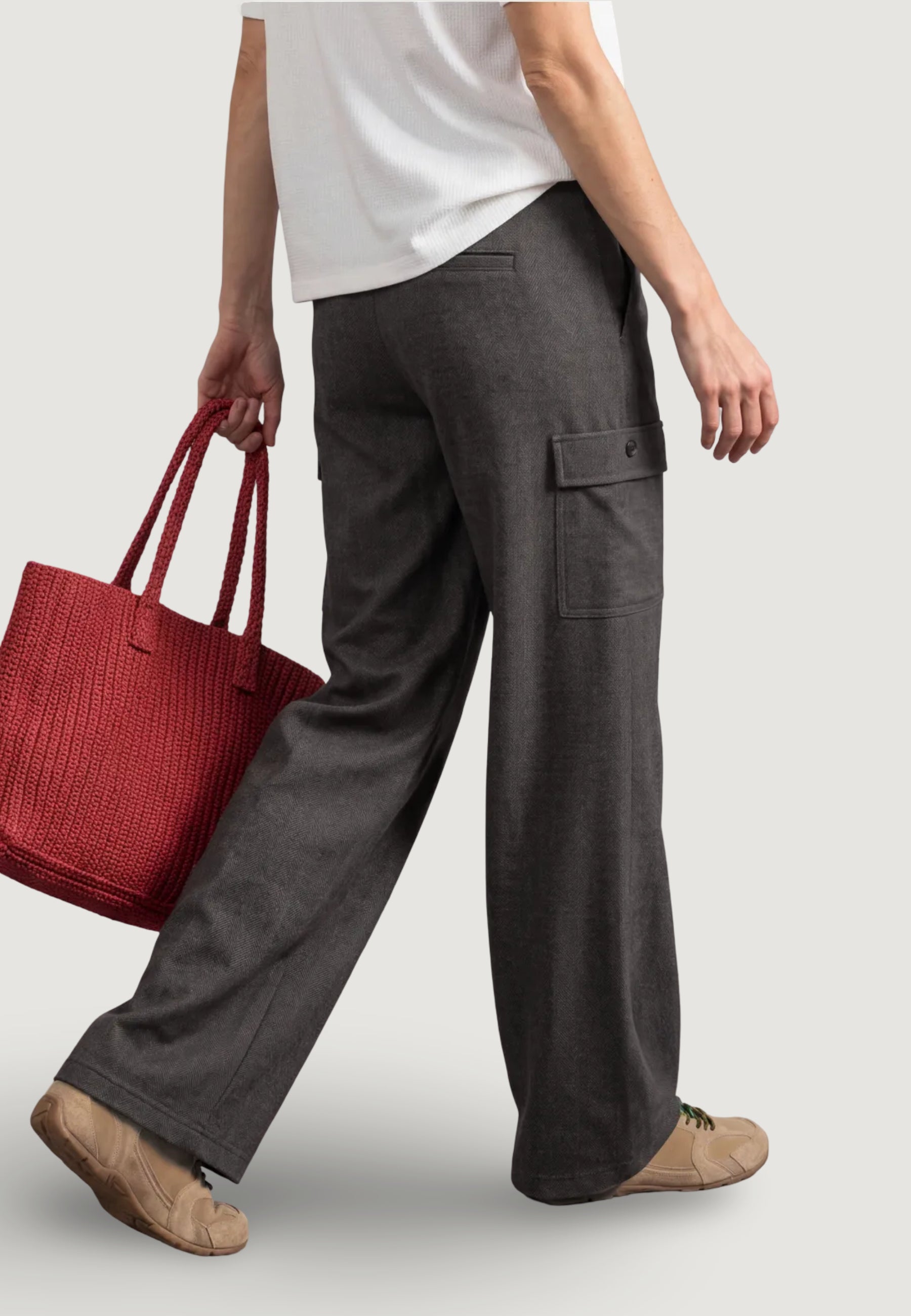 Pantaloni regular Street One Amalia Cargo Pocket Buttons