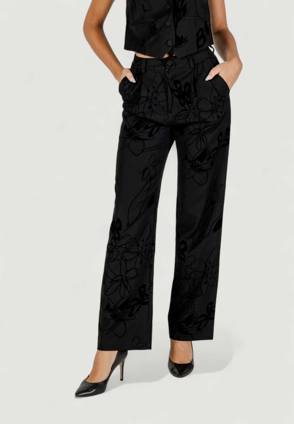 Pantaloni bootcut Desigual PANT_FLOCK
