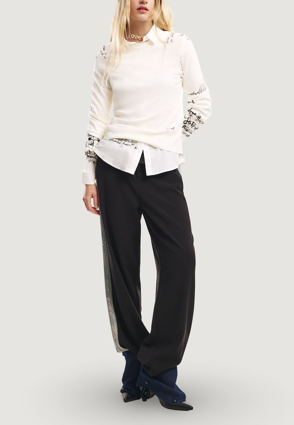 Pantaloni bootcut Desigual PANT_MIRANDA