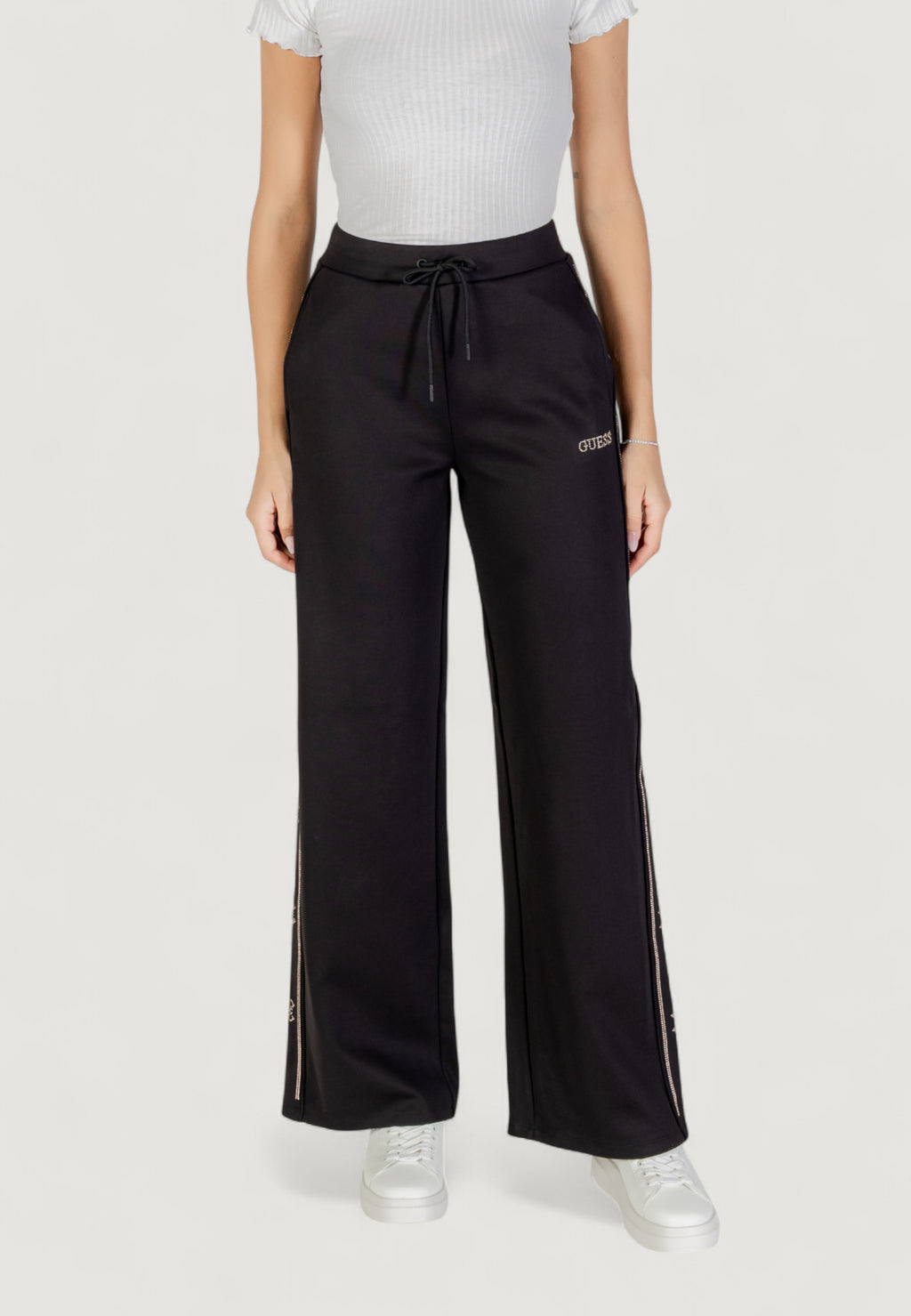 Pantaloni bootcut Guess Active OCTAVIA WIDE LEG PANTS