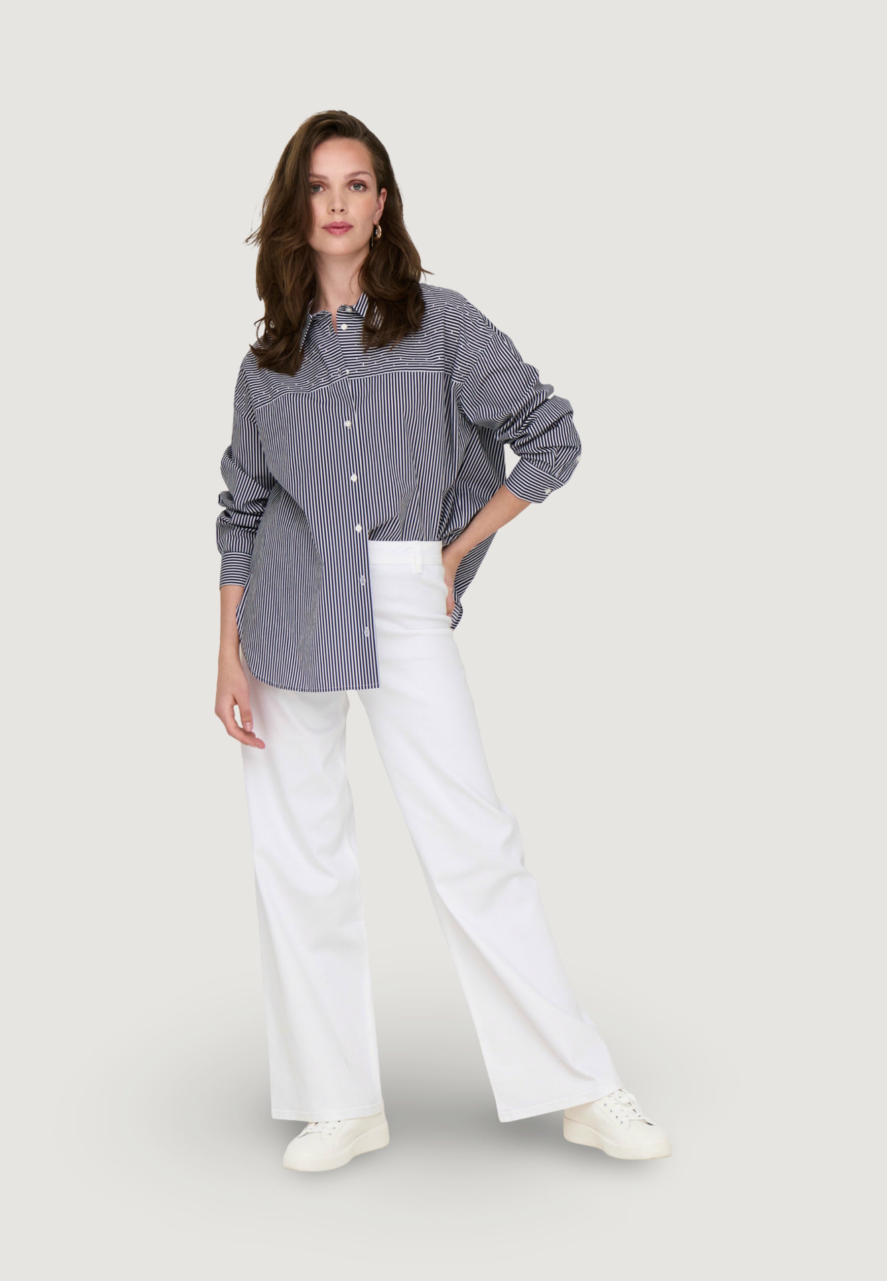 Pantaloni bootcut Jacqueline de Yong Jdyiris Stretch Hw Wide Pant Pnt
