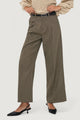 Bootcut trousers Jacqueline de Yong Jdyhayes Hw Belt Pant Tlr