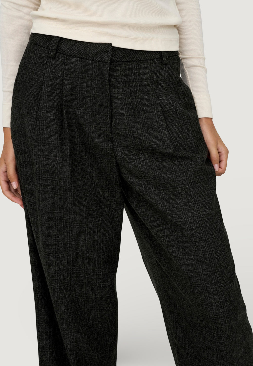 Bootcut trousers Jacqueline de Yong Jdycharly Hw Wide Pant Tlr Noos