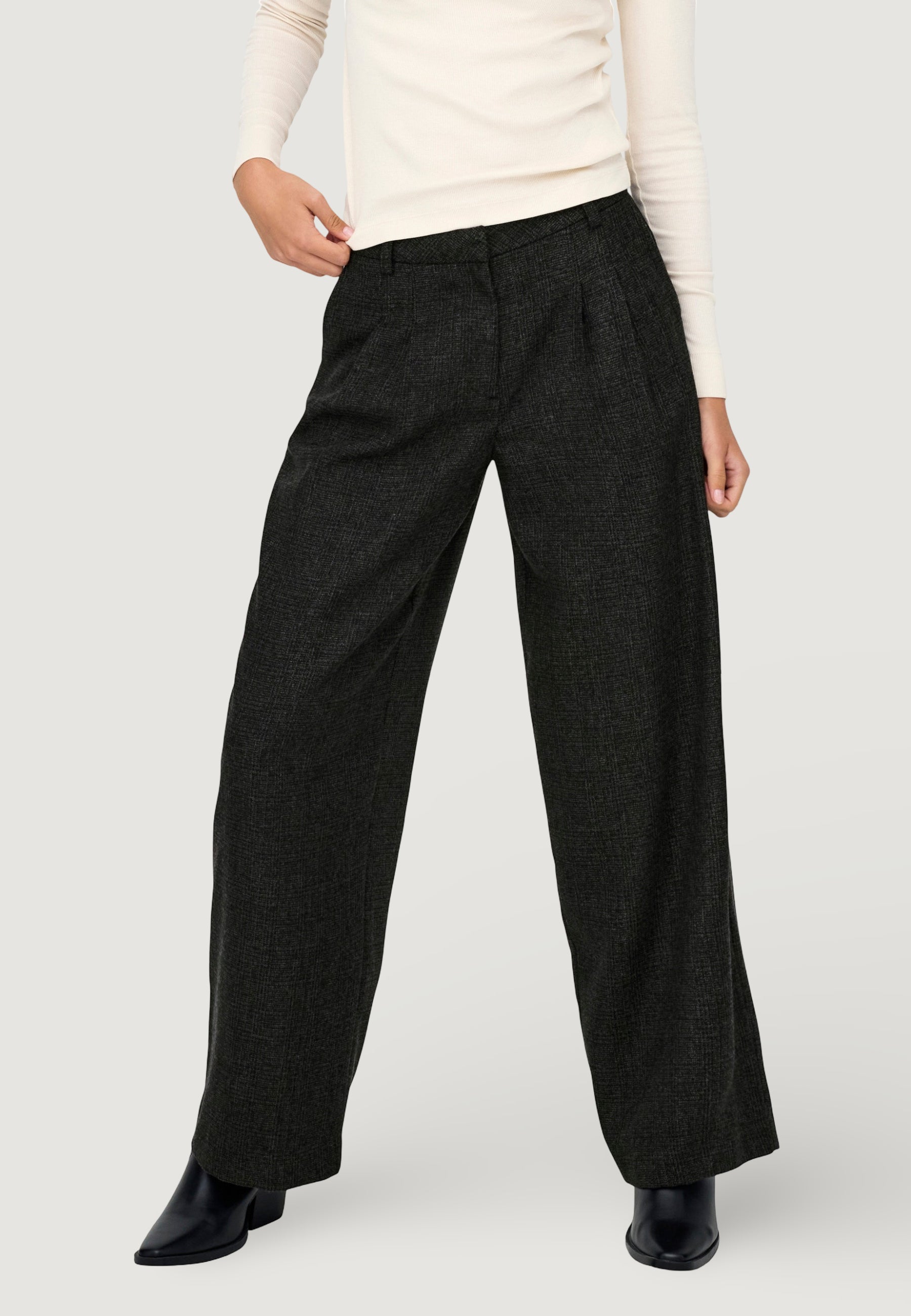 Bootcut trousers Jacqueline de Yong Jdycharly Hw Wide Pant Tlr Noos