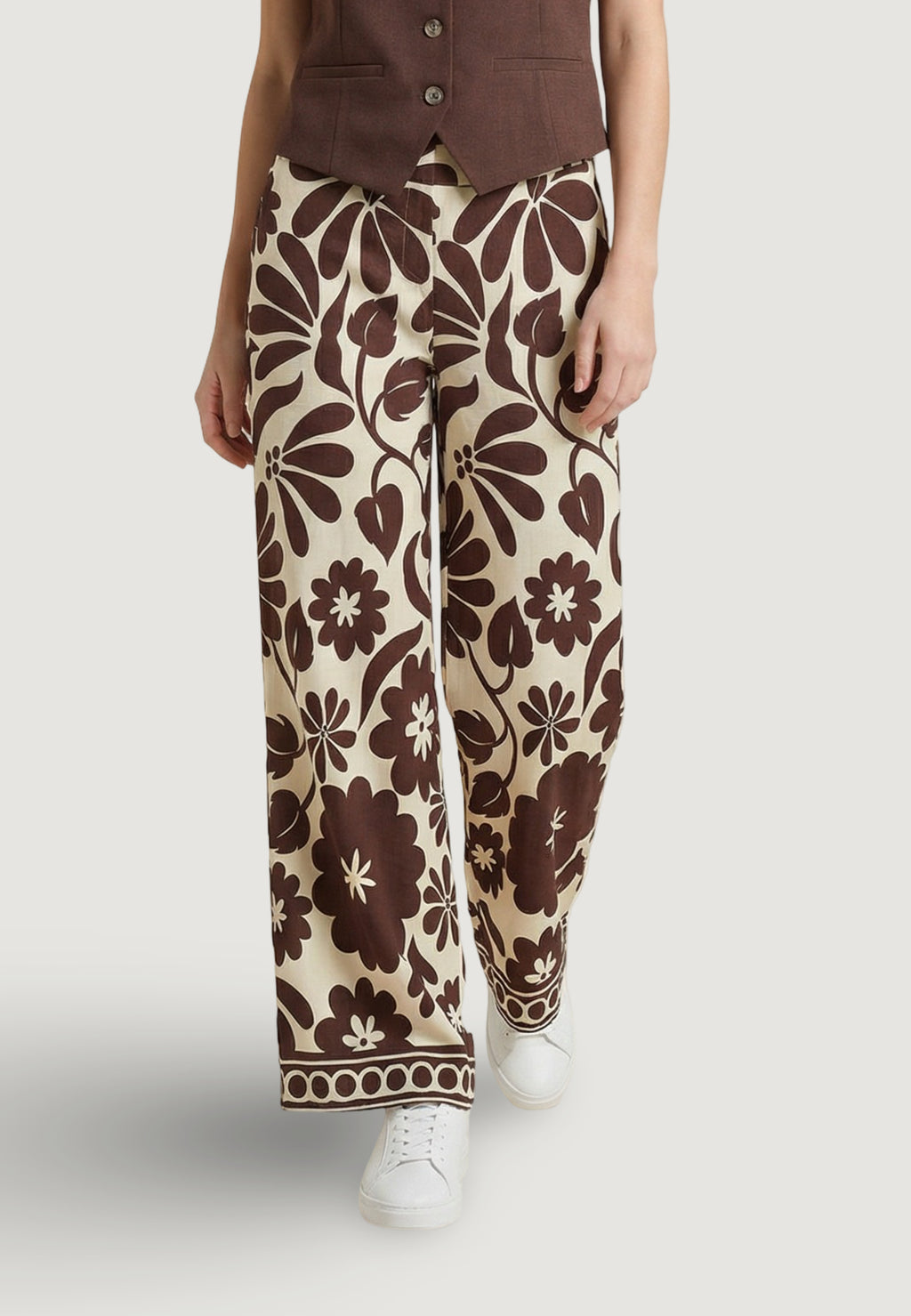 Bootcut trousers Only Onlleila Elastic Culotte Wvn