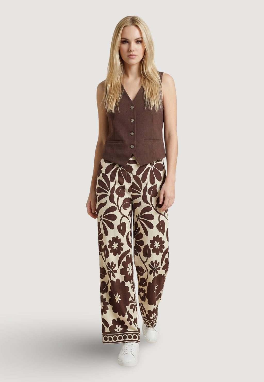 Bootcut trousers Only Onlleila Elastic Culotte Wvn