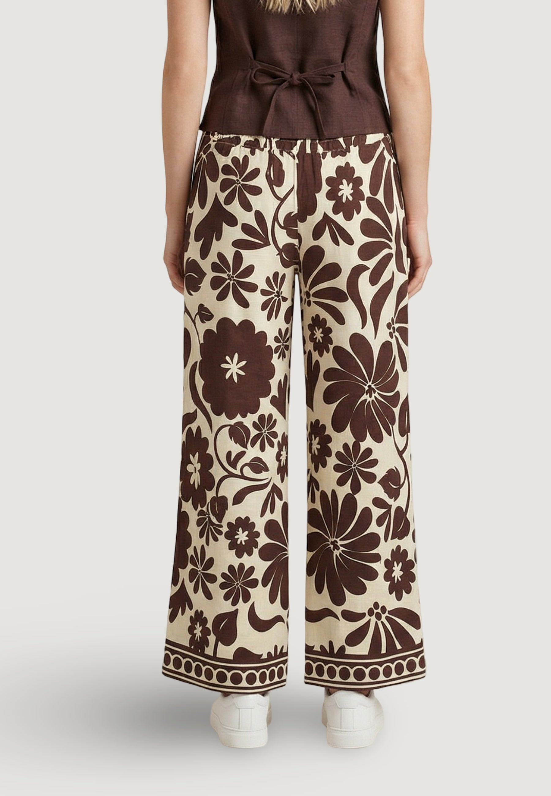 Bootcut trousers Only Onlleila Elastic Culotte Wvn